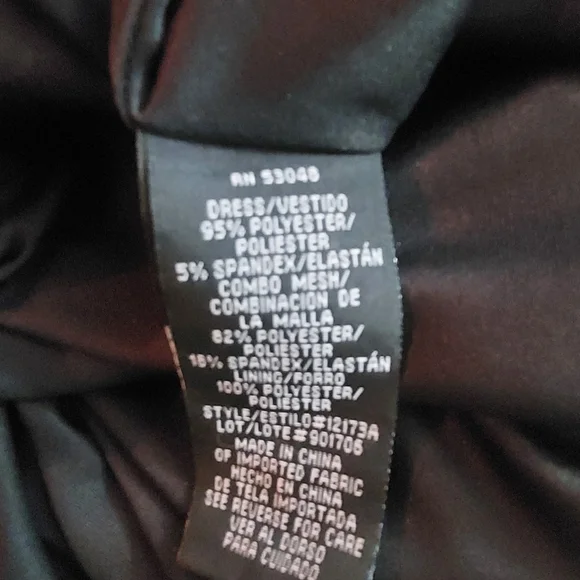 ! Black maxi dress with slit , Side Peekaboo - Picture 5 of 5